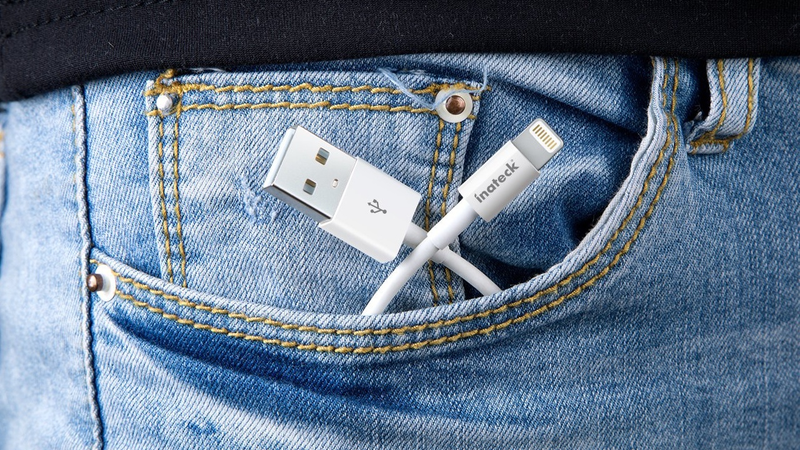 Inateck Lightning Cable, $4 with code 87KBRUMM